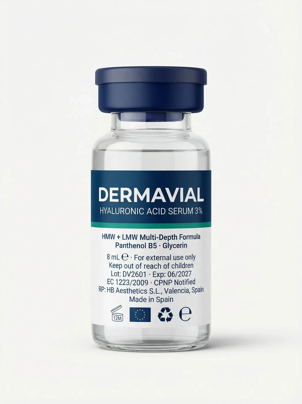 Dermavial Hyaluronic Acid Serum 3% — флакон 8 мл